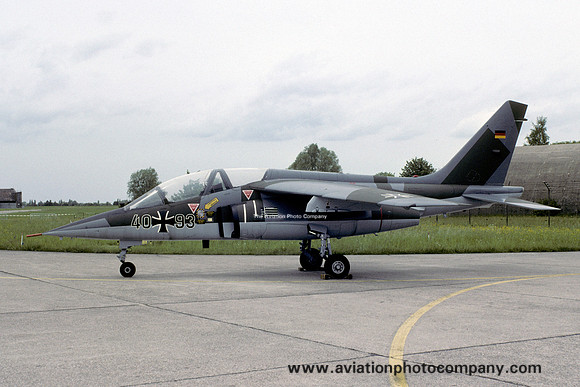 German Air Force LVR1 Dassault Alpha Jet 40+93 (2006)