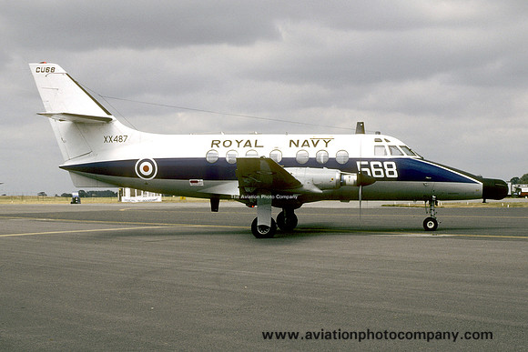 Royal Navy 750 Squadron HP Jetstream T.2 XX487/CU568 (1995)