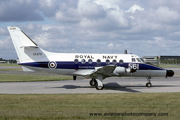Royal Navy 750 Squadron Handley Page Jetstream T.2 XX476/CU561 (1995)