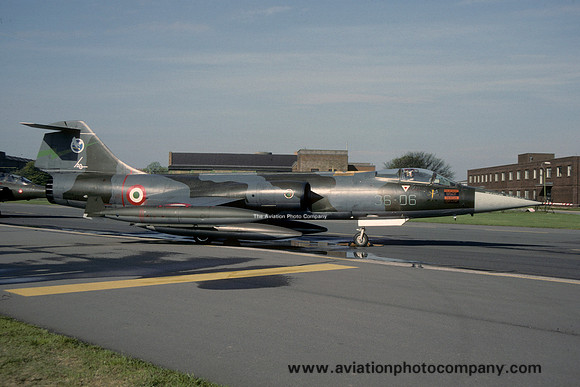 Italian Air Force 36 Stormo Lockheed F-104S Starfighter MM6804/36-06 (1990)