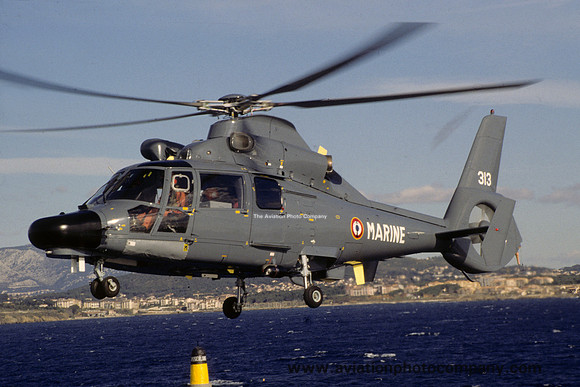 French Navy 23S Aerospatiale SA.365F1 Dauphin 313 (1990)
