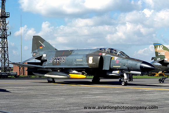 West German Air Force JG71 McDonnell F-4F Phantom 37+86 (1977)