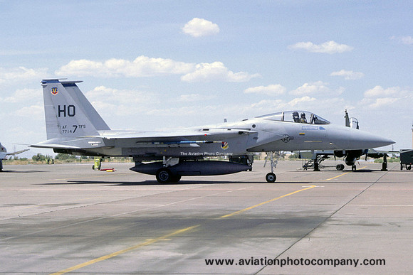 USAF 49 TFW 7 TFS McDonnell Douglas F-15A Eagle 77-0147/HO (1989)