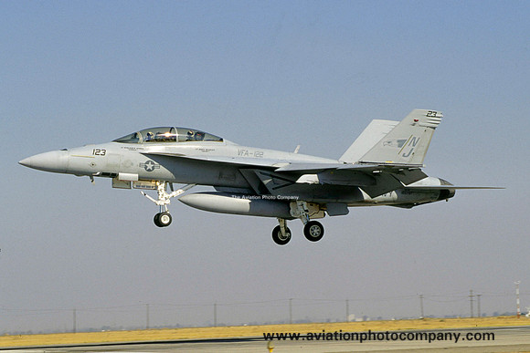 US Navy VFA-122 McDonnell Douglas F/A-18F Super Hornet 165797/NJ-123 (2002)