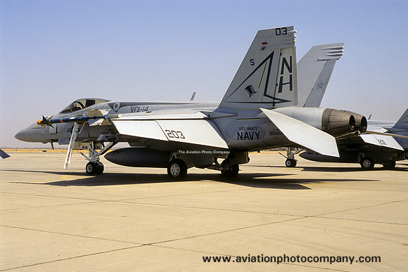 US Navy VFA-14 McDonnell Douglas F/A-18A Super Hornet 165864/NH-203 (2002)