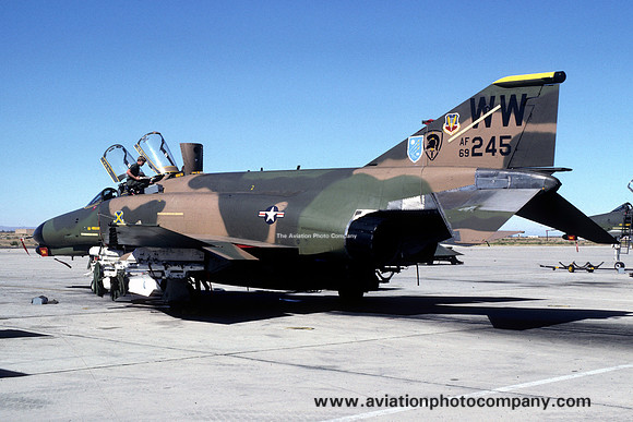 USAF 35 TFW 563 TFS McDonnell F-4G Phantom 69-7245/WW (1981)