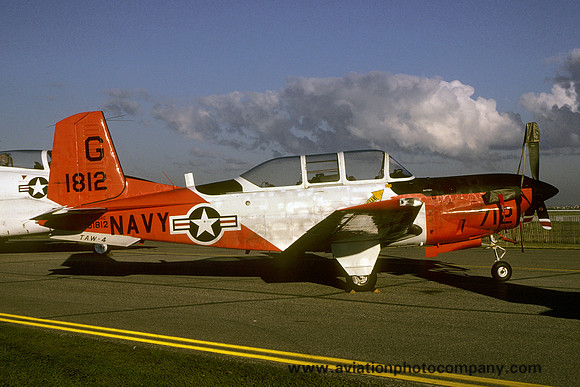 US Navy TAW-4 Beech T-34C Mentor 161812/G-712 (1990)