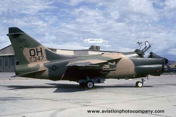 USAF Ohio ANG 166 TFS LTV A-7D 71-0347/OH (1981)