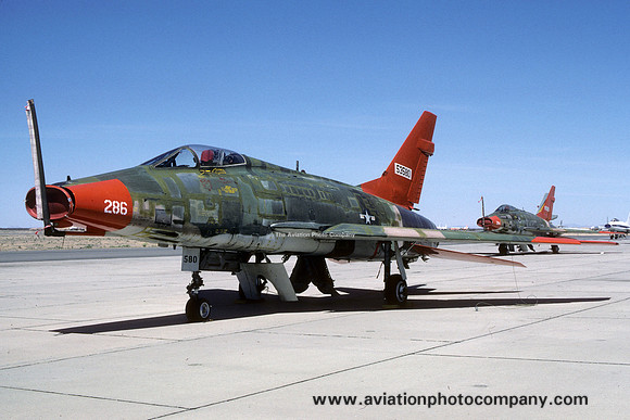 USAF North American QF-100D Super Sabre 55-3580/286 (1987)