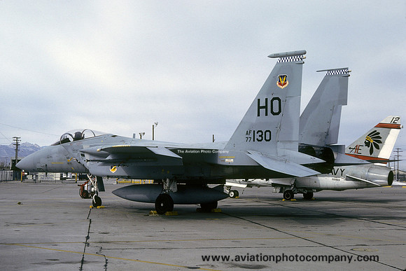USAF 49 TFW 7 TFS McDonnell Douglas F-15A Eagle 77-0130/HO (1980)