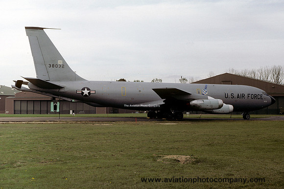 USAF 93 BW Boeing KC-135A 63-8032 at RAF Mildenhall (1979)