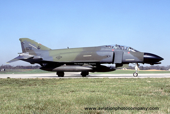 USAF Georgia ANG 128 TFS McDonnell F-4D Phantom 66-7711 (1986)