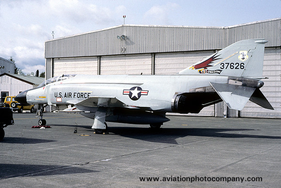 USAF Oregon ANG 123 FIS McDonnell F-4C Phantom 63-7626 (1986)