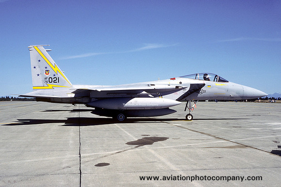 USAF 5 FIS McDonnell Douglas F-15A Eagle 76-0021 (1986)