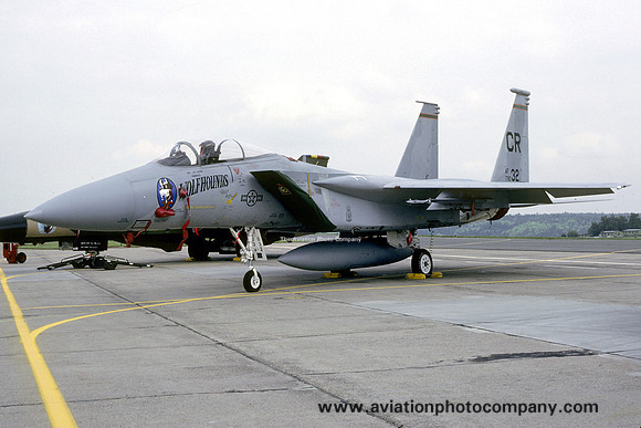 USAF 32 TFS McDonnell Douglas F-15C Eagle 79-0032/CR (1986)