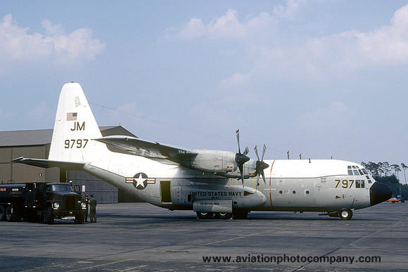 US Navy VR-24 Lockheed C-130F Hercules 149797/JM 'Go-Go Airlines' (1978)