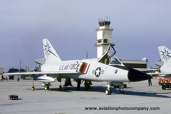 USAF 318 FIS Convair F-106A Delta Dart 59-0057 at Tyndall AFB (1982)