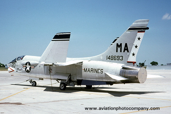 US Marines VMFA-112 Chance F-8H Crusader 148693/MA-20 (1977)