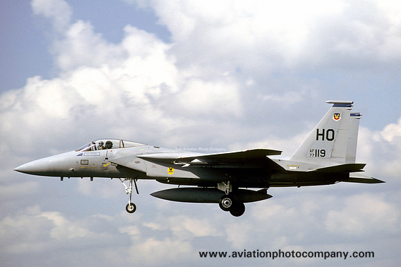 USAF 49 TFW 7 TFS McDonnell Douglas F-15A Eagle 77-0119/HO (1986)