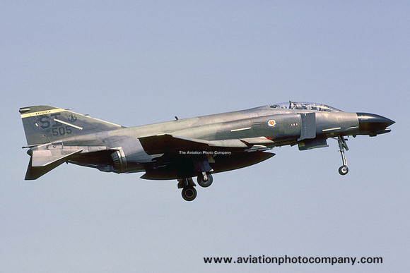 USAF Illinois ANG 170 TFS McDonnell F-4D Phantom 66-7505/SI (1986)