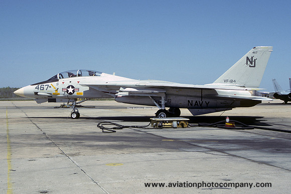 US Navy VF-124 Grumman F-14A Tomcat 162603/NJ-467 (1986)