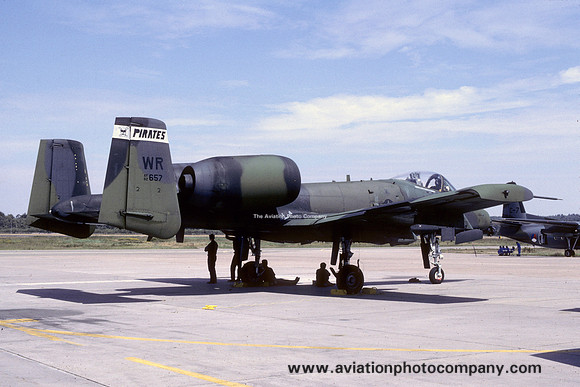 USAF 81 TFW 509 TFS Fairchild A-10A Thunderbolt 82-0657/WR (1986)