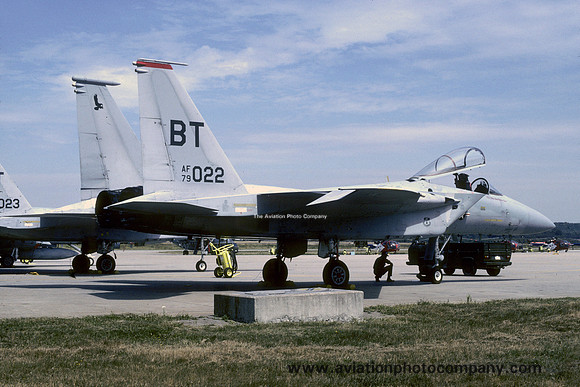 USAF 36 TFW 22 TFS McDonnell Douglas F-15C Eagle 79-0022/BT (1986)