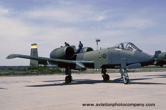 USAF 81 TFW 92 TFS Fairchild A-10A Thunderbolt 80-0168/WR (1986)