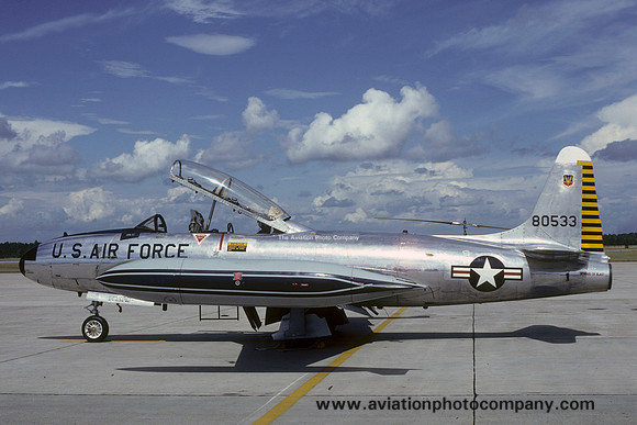 USAF Lockheed T-33A Shooting Star 58-0533 (1980)