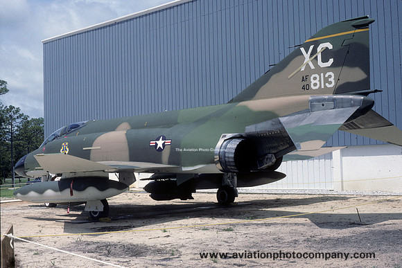 USAF 12 TFW McDonnell F-4C Phantom 64-0813/XC displayed at Eglin AFB (1986)