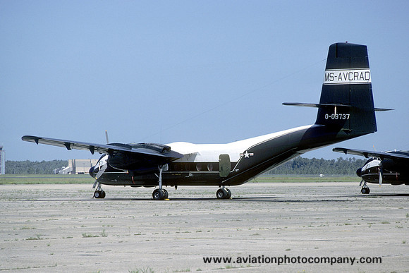 US Army Mississippi ArNG AVCRAD DHC-4 C-7B Caribou 63-9737 (1986)