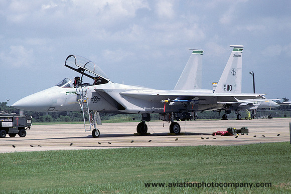 USAF Louisiana ANG 122 FIS McDonnell Douglas F-15B Eagle 73-0110 (1986)