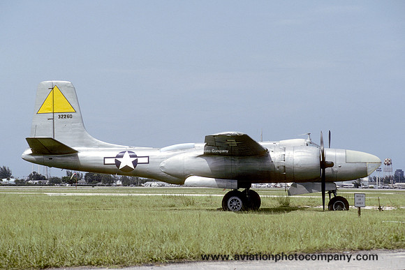 USAF Douglas A-26C Invader 43-2260 displayed at Wright Patterson AFB (1984)