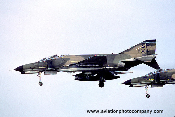 USAF 52 TFW 23 TFS McDonnell F-4E Phantom 74-1634/SP (1986)