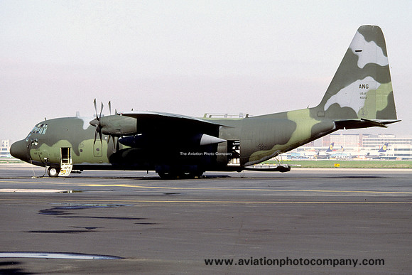 USAF Delaware ANG 142 TAS Lockheed C-130H Hercules 84-0212 at Rhein Main (1986)