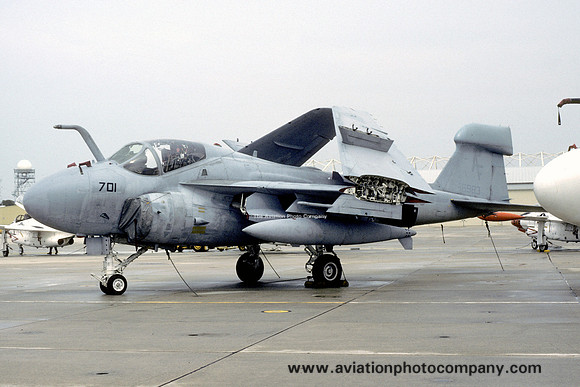 US Navy VAQ-207 Grumman EA-6A Prowler 156983/AF-701 (1986)