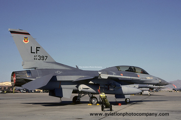 USAF 388 TFW 312 TFTS General Dynamics F-16D Fighting Falcon 84-1397/LF (1986)
