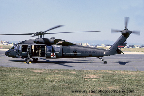 US Army 421st Medical Company Sikorsky UH-60A Blackhawk 82-23731 at Rhein Main (1986)