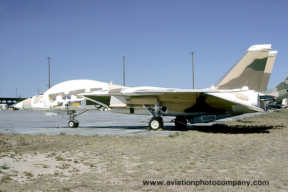 US Navy Grumman F-14A Tomcat 160378 at MASDC Davis Monthan (1986)