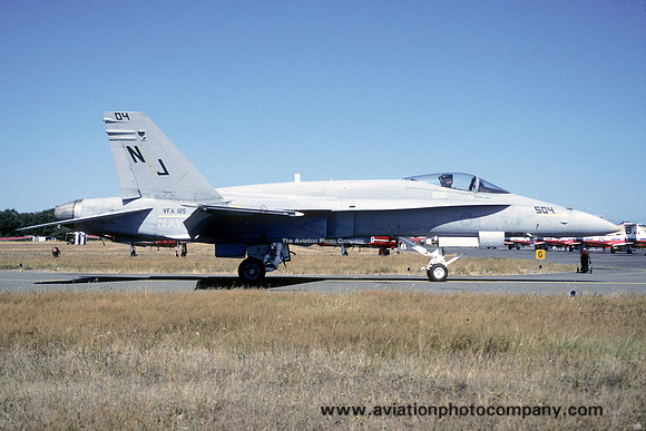 US Navy VFA-125 McDonnell Douglas F/A-18A Hornet 162839/NJ-504 (1986)