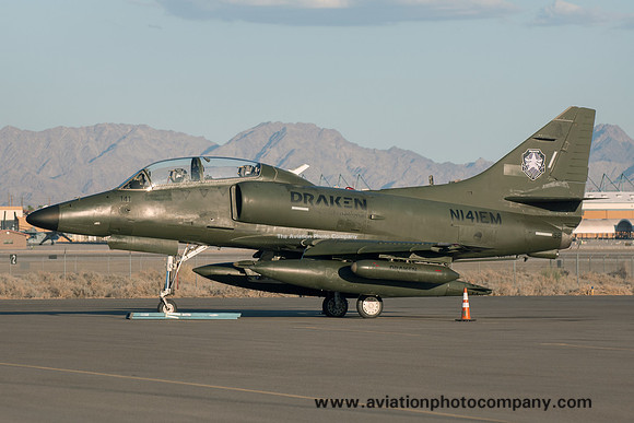 Draken International Douglas TA-4K Skyhawk N141EM at MCAS Yuma (2016)