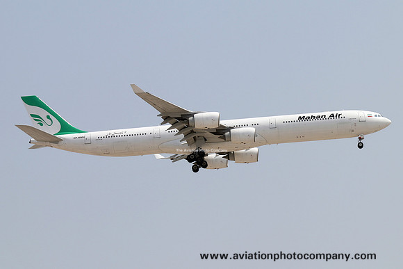 Mahan Air Airbus A340-600 EP-MMH at Dubai IAP (2016)