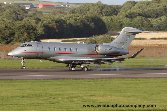 Vistajet Malta Bombardier BD-100 Challenger 350 9H-VCI at Prestwick (2016)