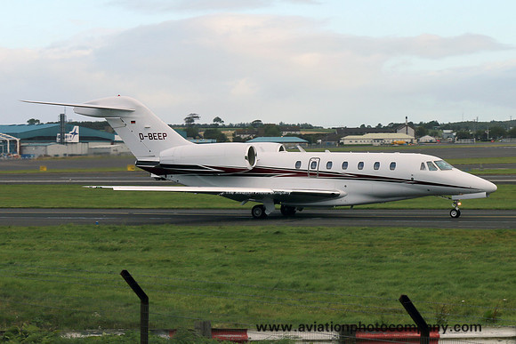 Elytra Air Charter Cessna 750 Citation X D-BEEP at Prestwick (2015)