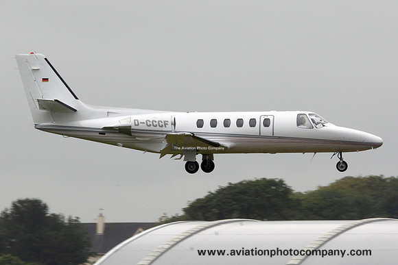 Quick Air Jet Charter Cessna 550 Citation II D-CCCF at Prestwick (2015)