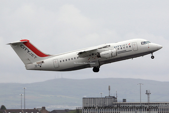 Cityjet BAe 146 RJ-85 EI-RJY at Prestwick (2015)