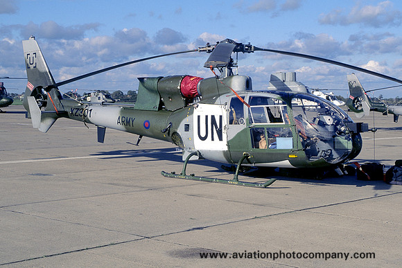AAC 3 Regiment/United Nations Westland Gazelle AH.1 XZ301/U (1995)