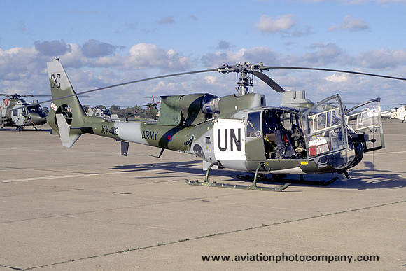 AAC 3 Regiment/United Nations Westland Gazelle AH.1 XX419/X (1995)