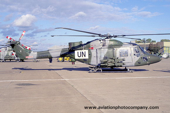 AAC 3 Regiment/United Nations Westland Lynx AH.7 XZ646/X (1995)