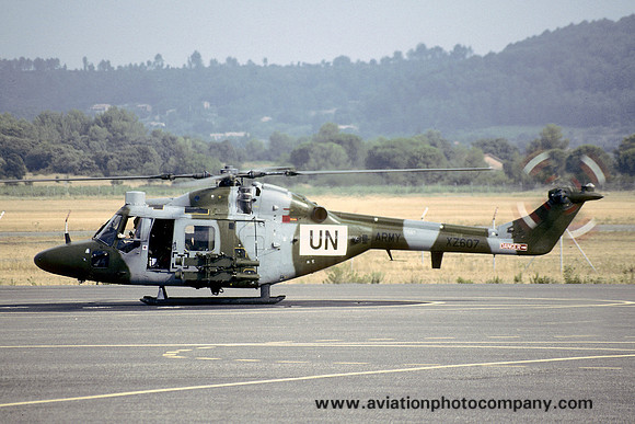AAC 3 Regiment/United Nations Westland Lynx AH.7 XZ607/J (1995)